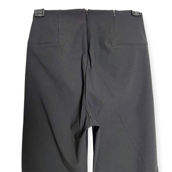 Athleta Wander Slim Straight Crop Pants SIZE 0 Black Travel Commute Trousers - Picture 9 of 10